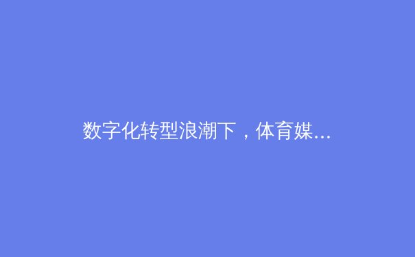 数字化转型浪潮下，体育媒体传播模式的创新与挑战 - 2
